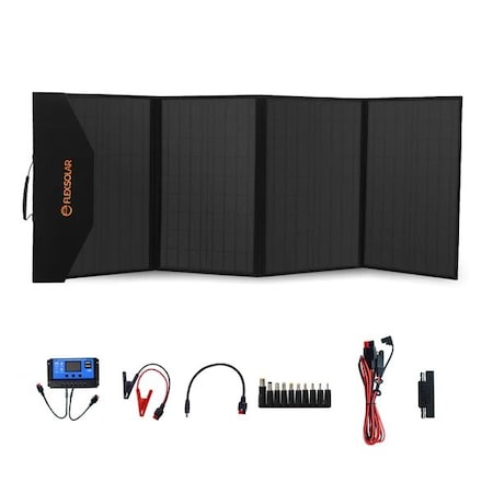 Flexsolar Monocrystalline Solar Panel, 120 W, 19.8V DC, 6.06 A C120